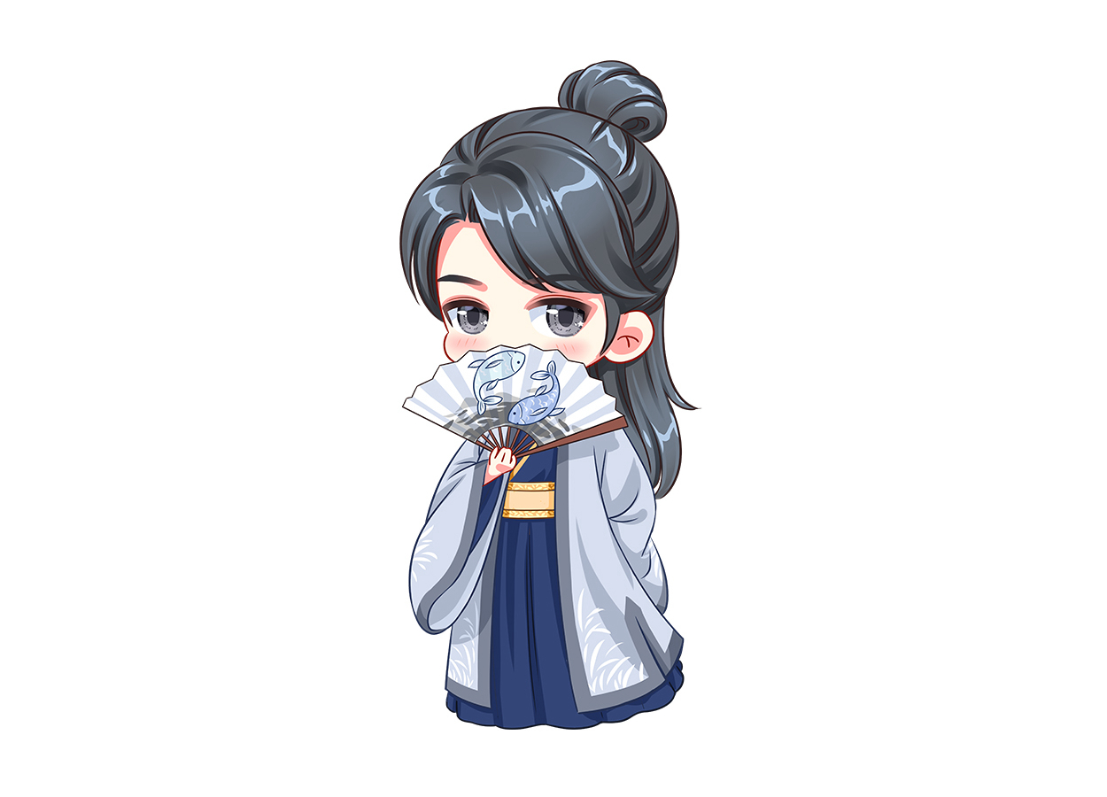 幸运十二星座卡通古装男版