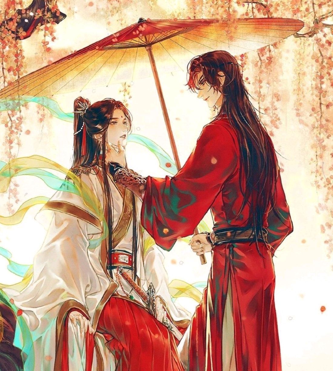 天官赐福精选美图明灯三千花开满城