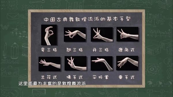 中国古典舞的手舞共有31种手型.