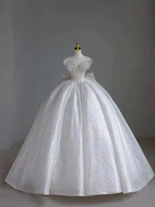 宫廷婚纱超华丽巴洛克风格复古婚纱