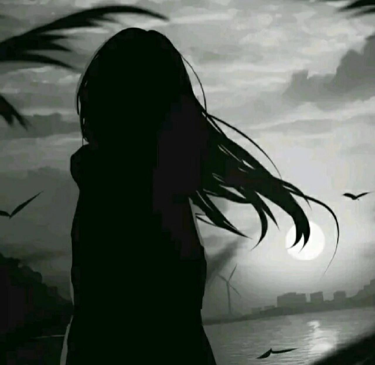 绝望伤心痛苦的女生头像.