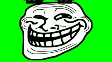 暴走笑脸表情带墨镜绿屏抠像后期特效视频