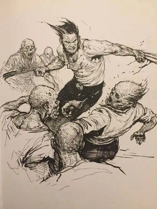 国美动画游戏考研角色人物速写动态表现