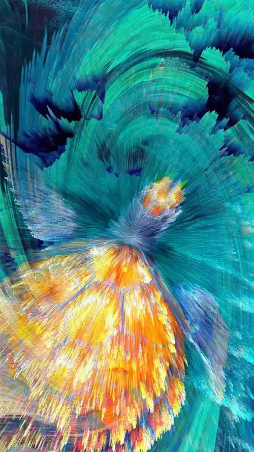 时尚炫彩,3d,海龟,立体,梦幻,梦境,色彩,另类,手机壁纸,锁屏壁纸立体