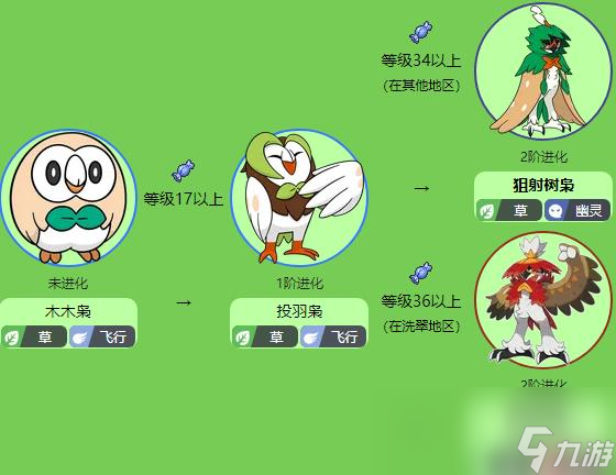 宝可梦传说阿尔宙斯木木枭最终进化怎么样