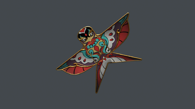 次世代 pbr 风筝 纸鸢 风鸢 物件 _小非呆呆作品_场景场景部件_cg模型