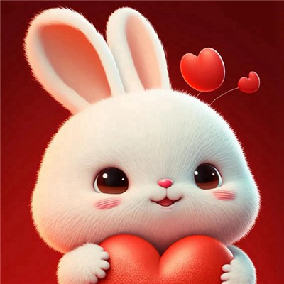 兔子可爱卡通头像2023