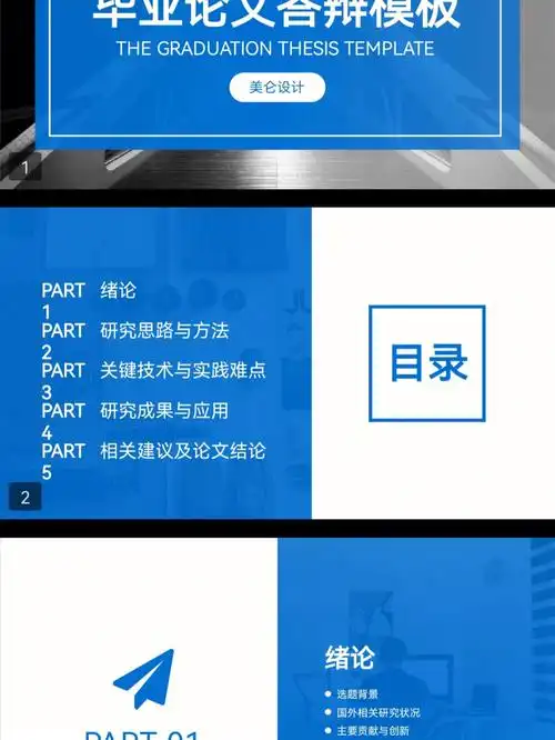 毕业论文答辩ppt模板