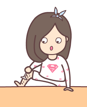 刮腿毛gif可爱gif搞笑gif小女孩gif萌萌哒gif