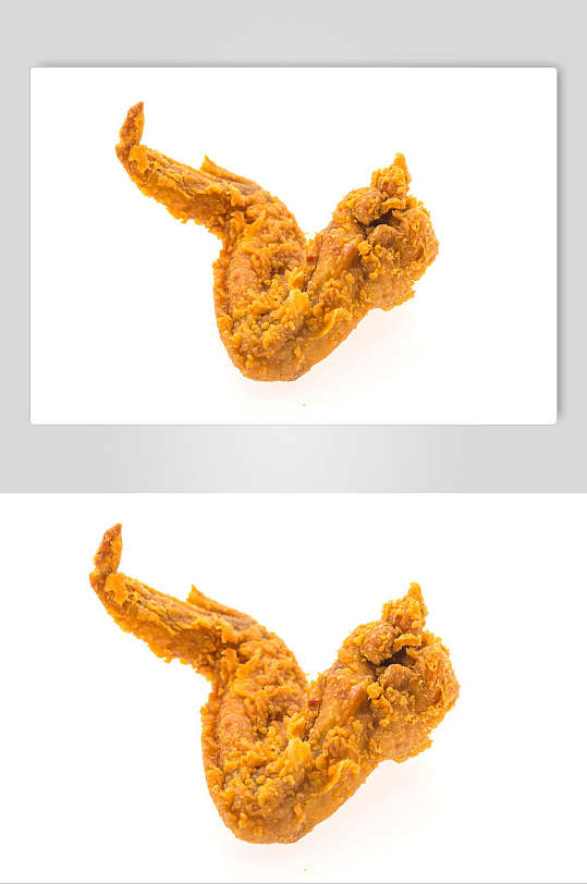 脆皮炸鸡翅高清图片