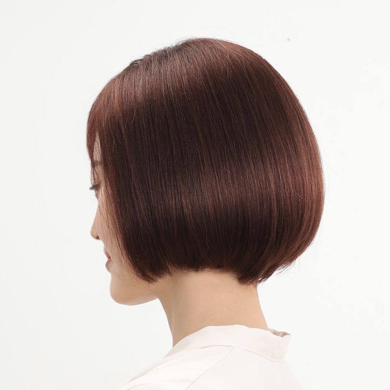 假发女波波头圆脸内扣全头女士假发套短发直发自然修脸bobo头