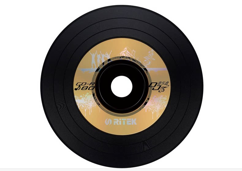 正品铼德黑胶音乐盘 cd-r 700m 空白光盘 刻录光盘 无损音乐光碟