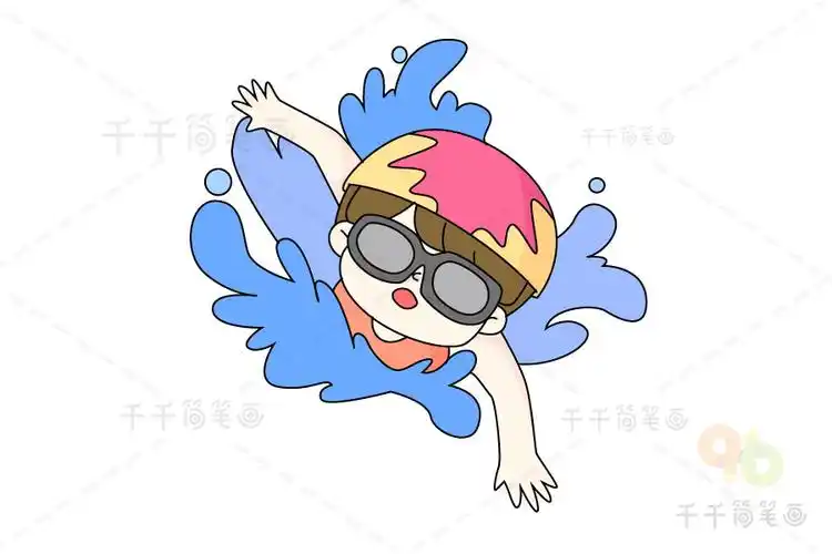 奥运会铁人三项 女子游泳赛_夏季奥运会简笔画