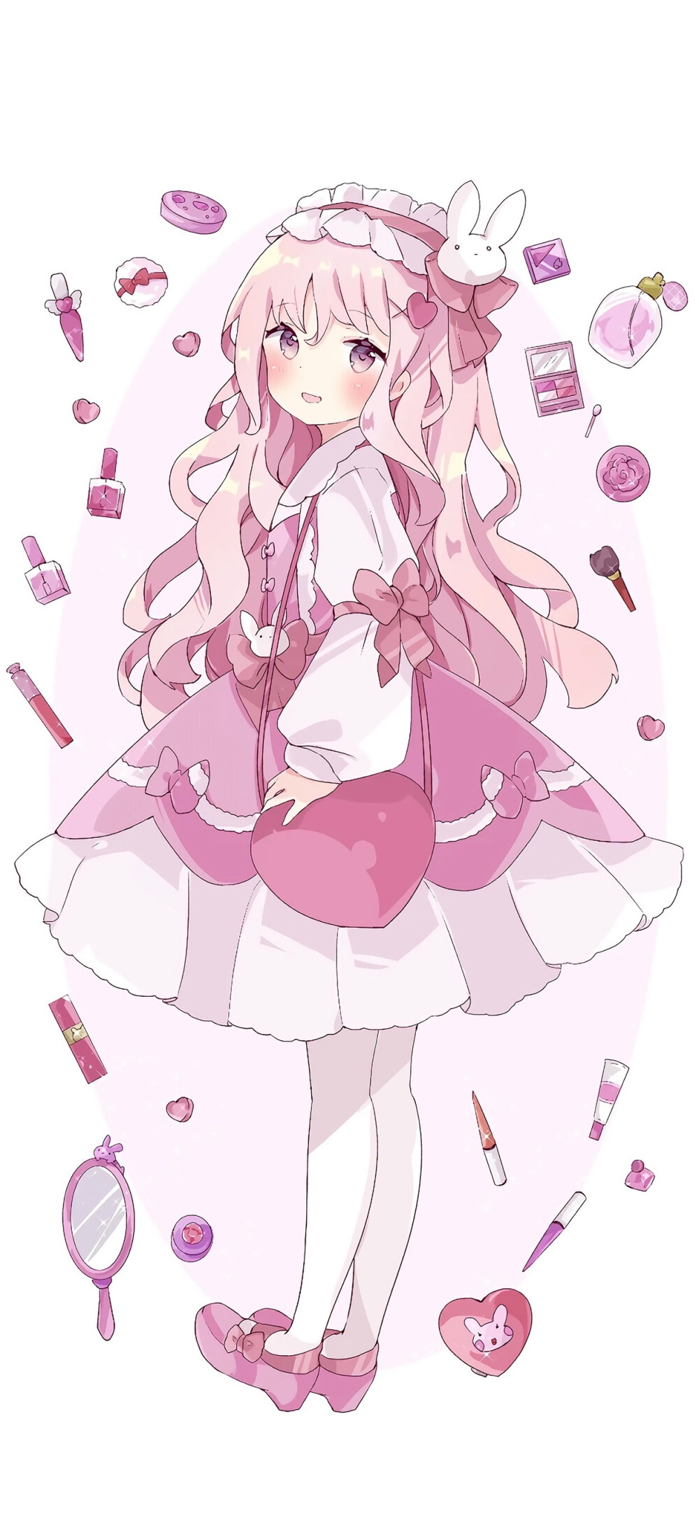 二次元人物插画壁纸