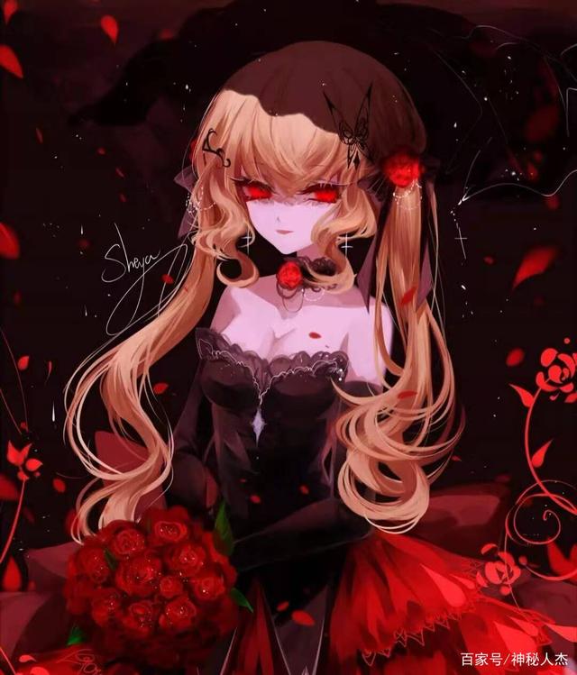 有喜欢的抱走!你们要求的二次元图片,暗黑高冷女图