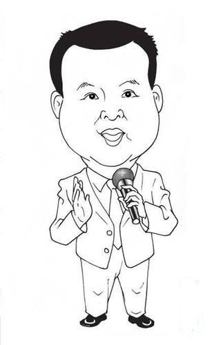 女主持人动漫简笔画