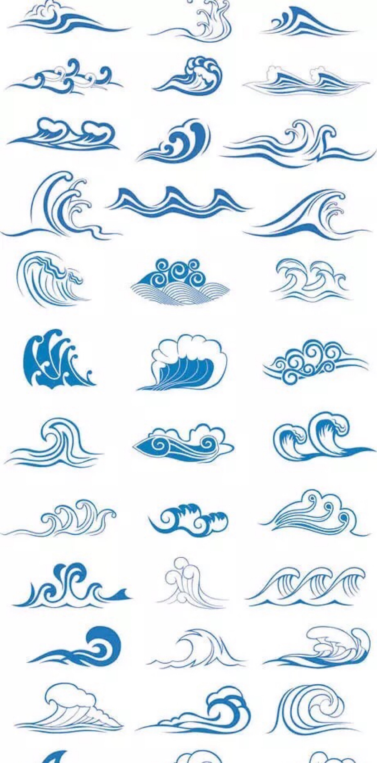 浪花-堆糖,美好生活研究所