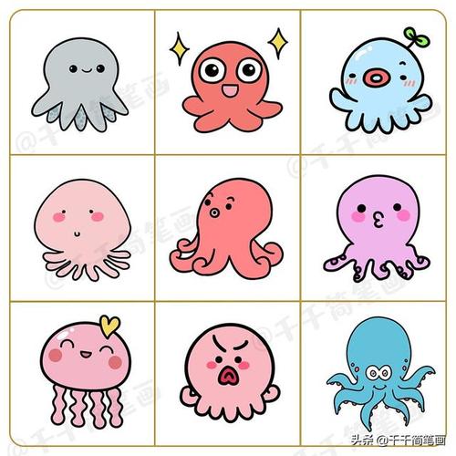 100种常见小动物简笔画素材