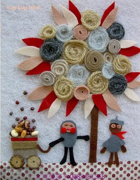 碎布头终极妙用布贴画多图鉴赏