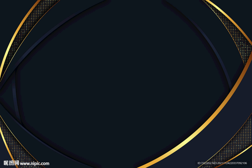 金色纹理的渐变黑色背景