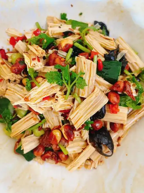 挑战365道不重样家常菜第三道凉拌腐竹