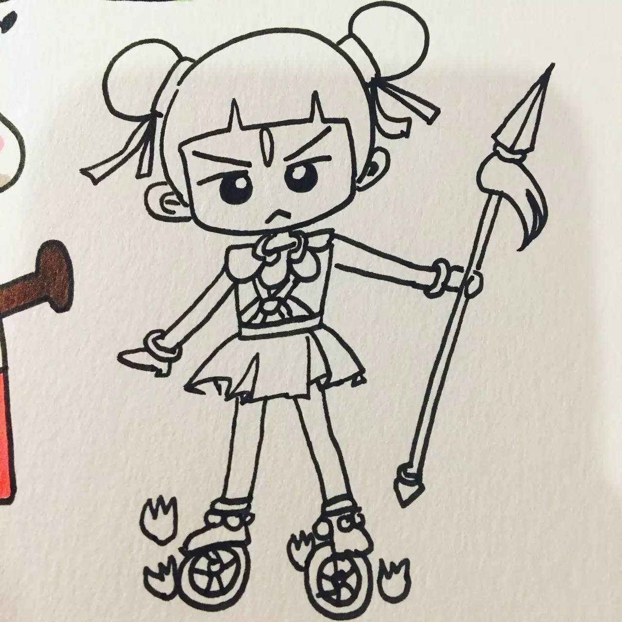 赤脚踩风火轮,脚好烧!6是不是觉得哪吒的霸气缺了什么?