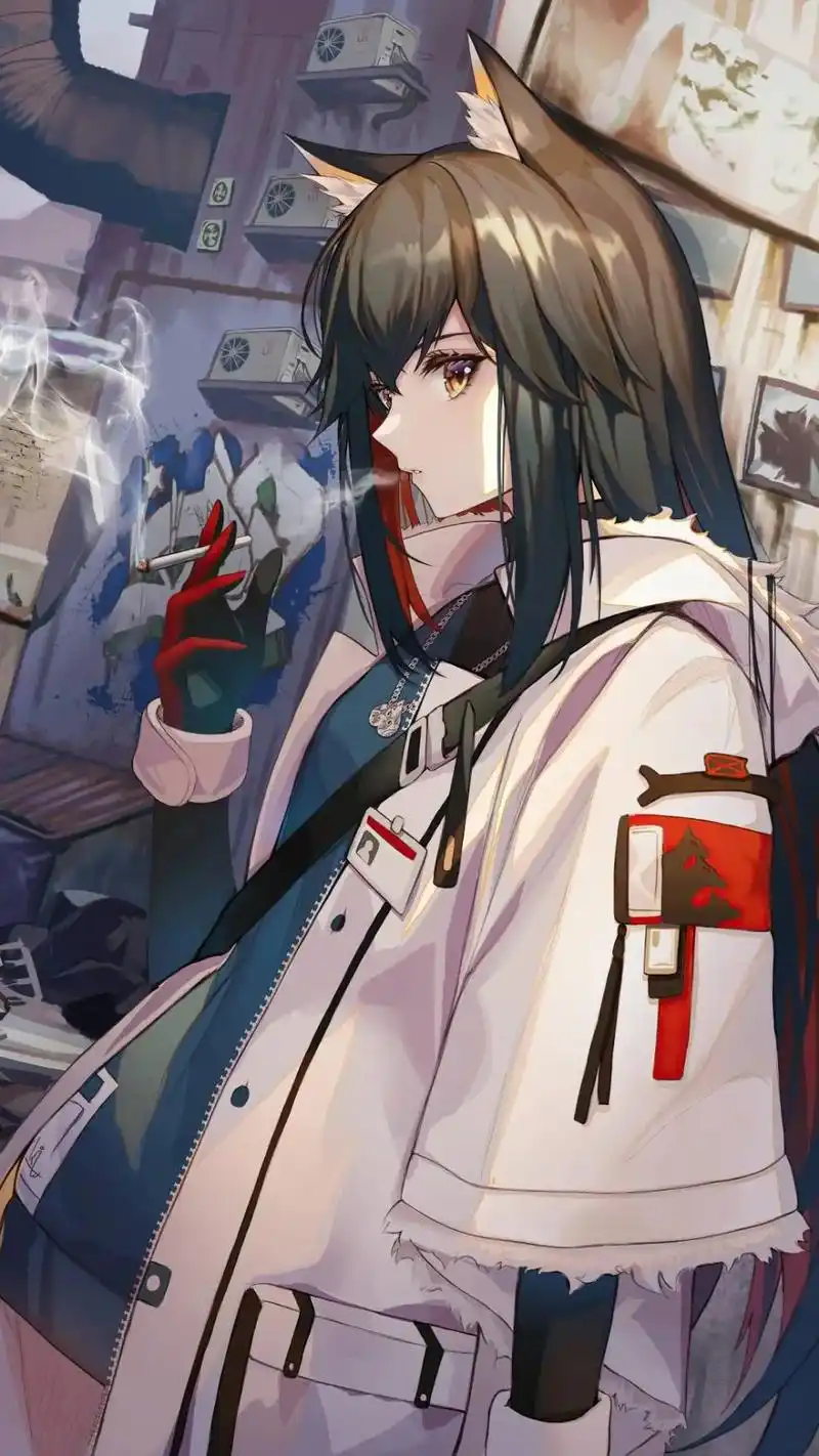 明日方舟 #德克萨斯 #动漫壁纸 - 抖音