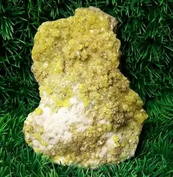 天然自然硫sulphur-天然自然元素矿物标本矿物晶体