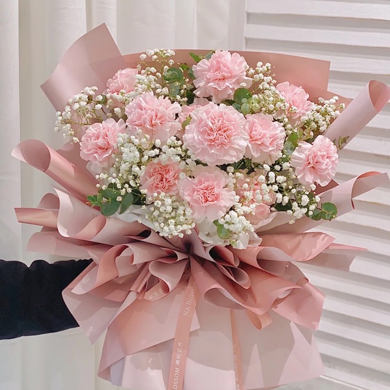 鲜花速递同城配送康乃馨花束生日礼物送女生女友老婆妈妈全国花店送花