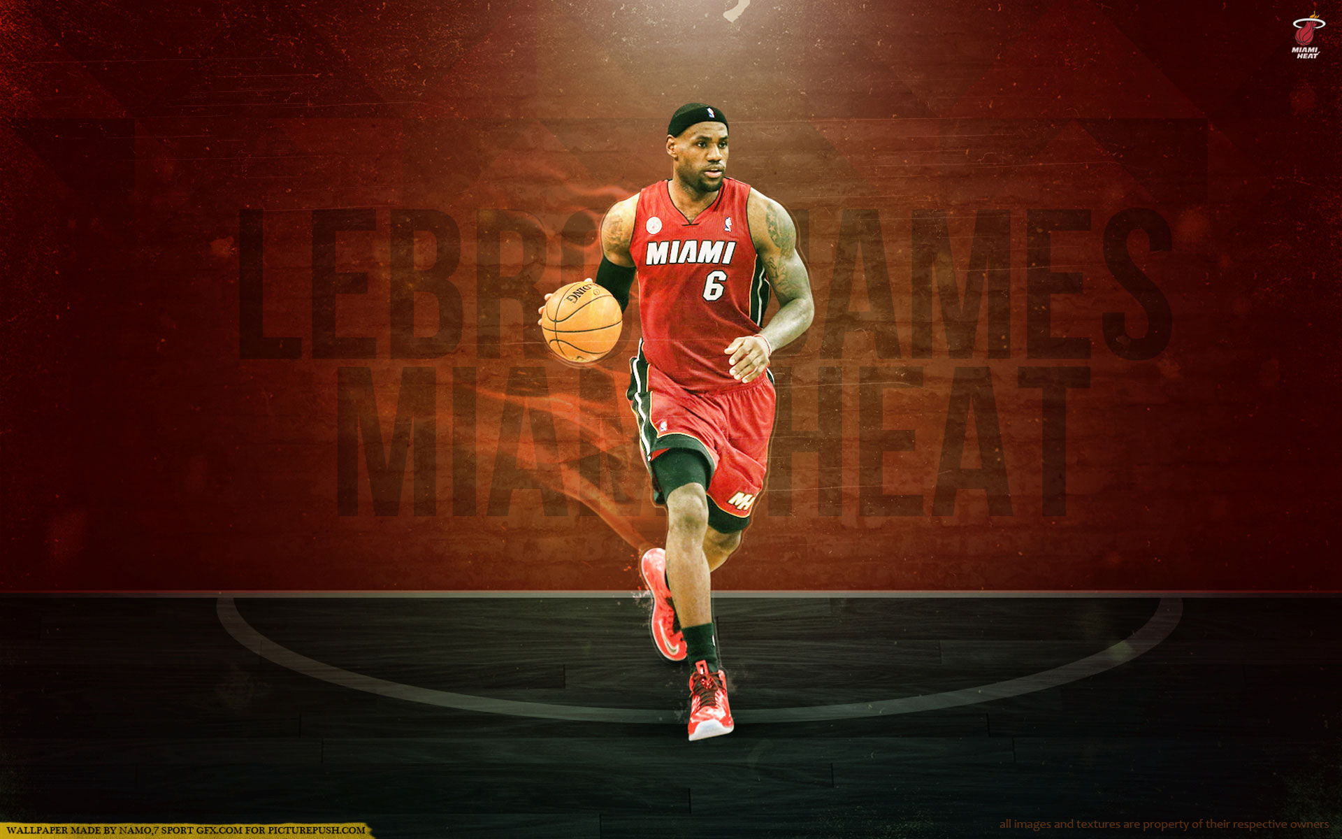 勒布朗詹姆斯体育篮球桌面壁纸