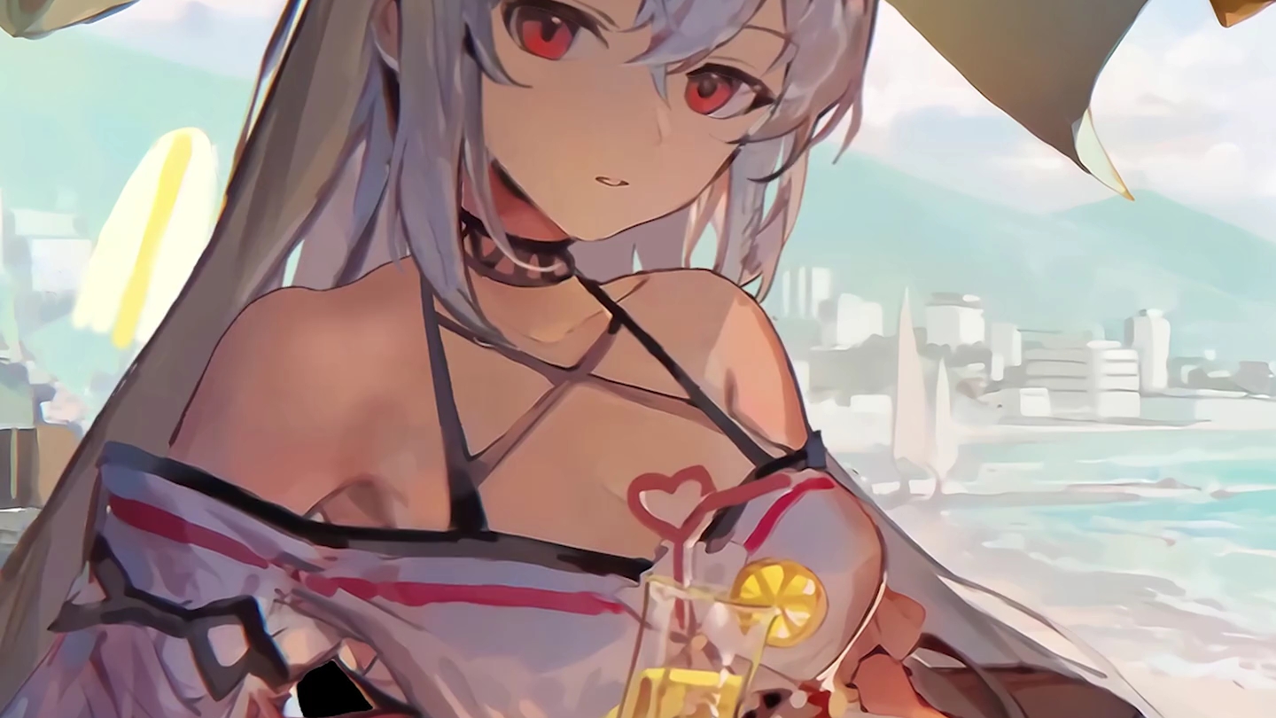 明日方舟—泳装斯卡蒂壁纸_哔哩哔哩 (゜-゜)つロ 干杯~-bilibili