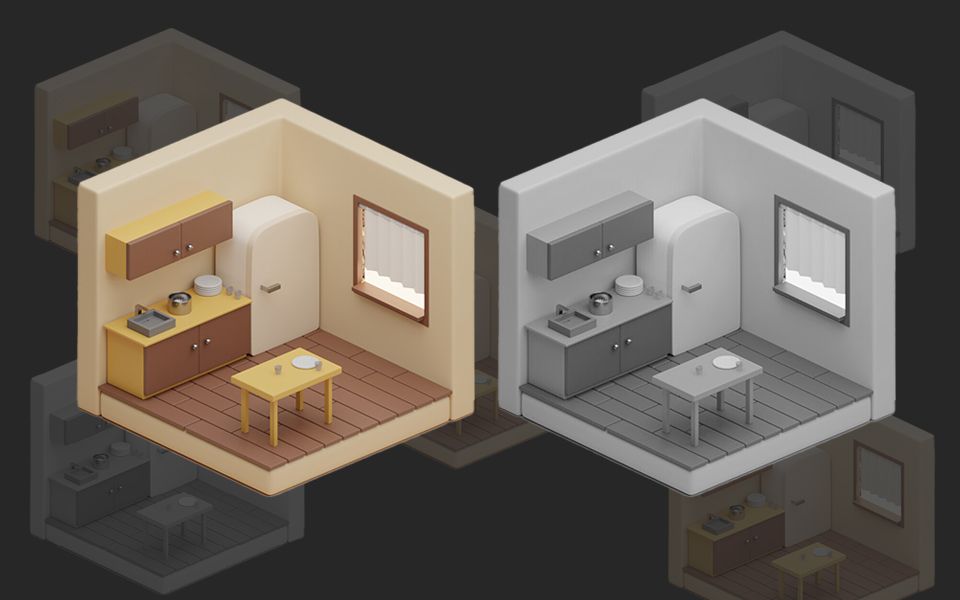 【3dmax建模】15分钟教会你制作室内场景,适合新手学习的3d建模基础