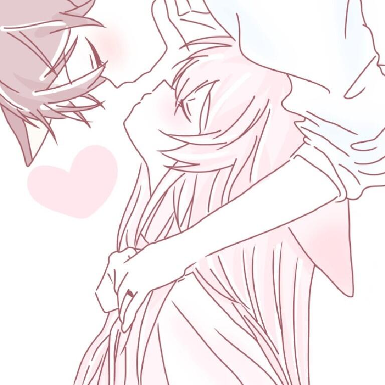 情侣头像动漫可爱卡通