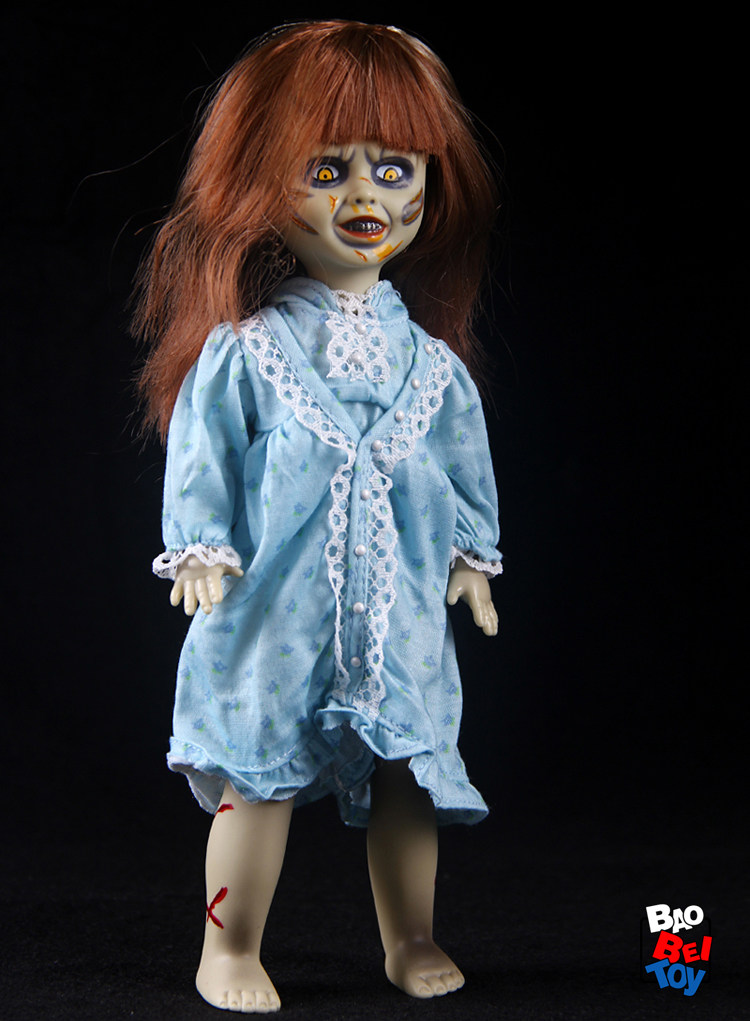 娃娃美国驱魔人手办关节可动人偶恐怖活死人模型潮玩盲盒