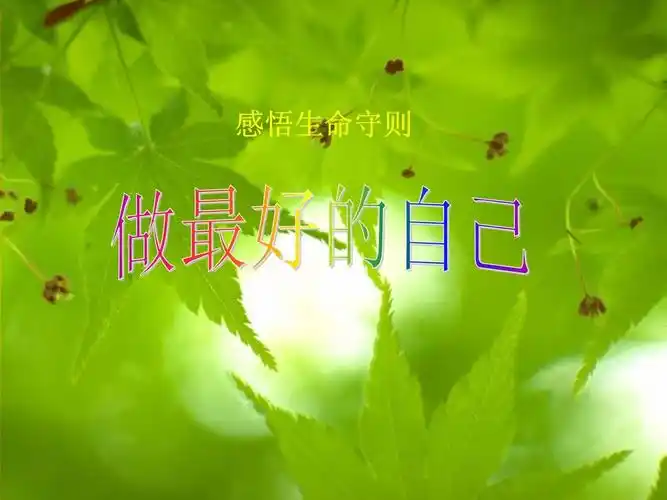 做最好的自己_第1页