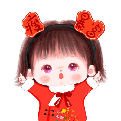 2021国潮萌娃新春卡通头像