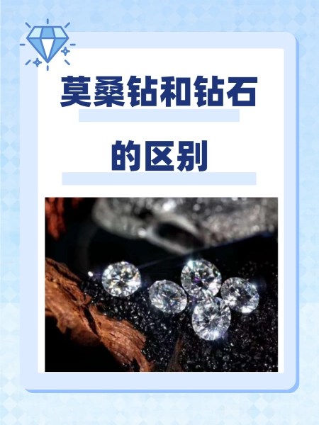 莫桑钻和钻石的区别