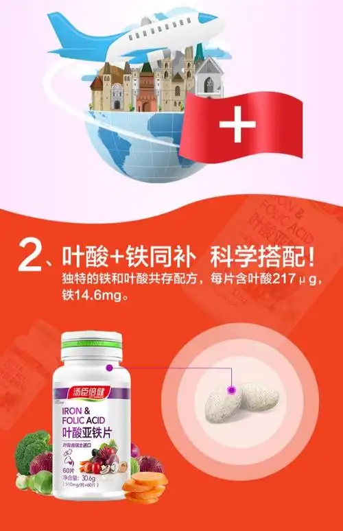 汤臣倍健r叶酸铁片 510mg/片*60片 孕妇叶酸备孕早期孕期_7折现价151