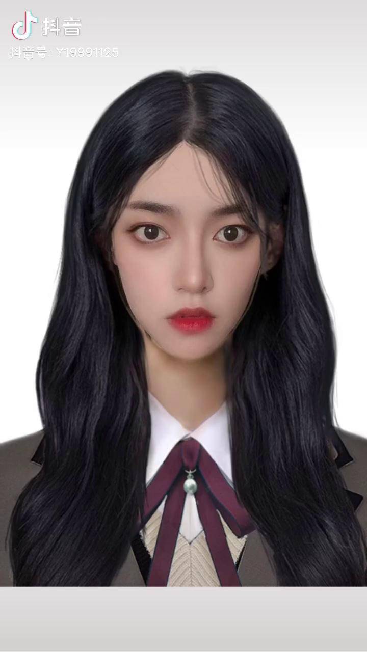 韩国证件照轻颜相机这也太好玩儿了哈哈哈哈