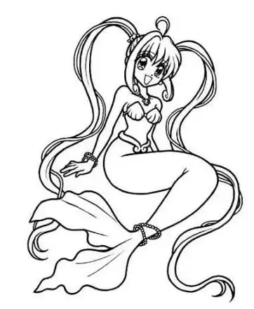 美人鱼简笔画简单美人鱼简笔画简单又漂亮