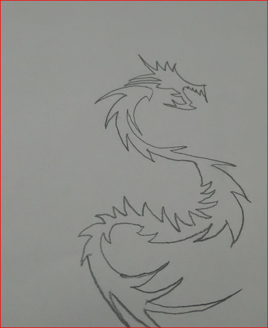 中国龙怎么画帅气