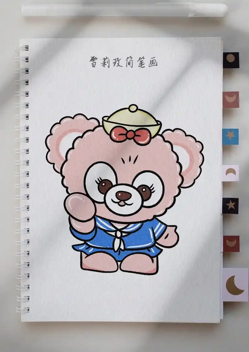 迪士尼雪莉玫来啦,这么可可爱爱的,快跟我一起画 - 抖音