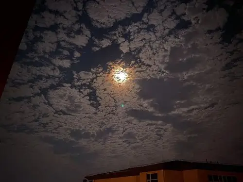 有人看今晚的月亮和天空了吗?