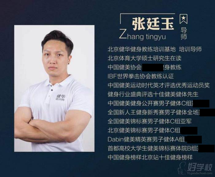 北京健华健身教练培训学院之师资力量展示