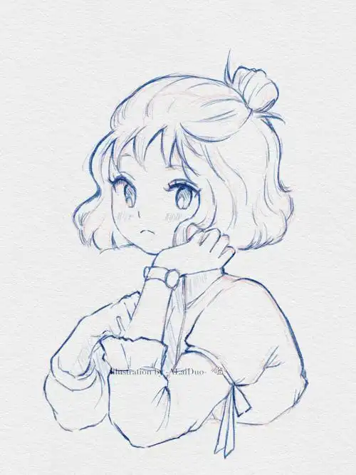 procreate绘画  #临摹  #速写人物  #画画的日常