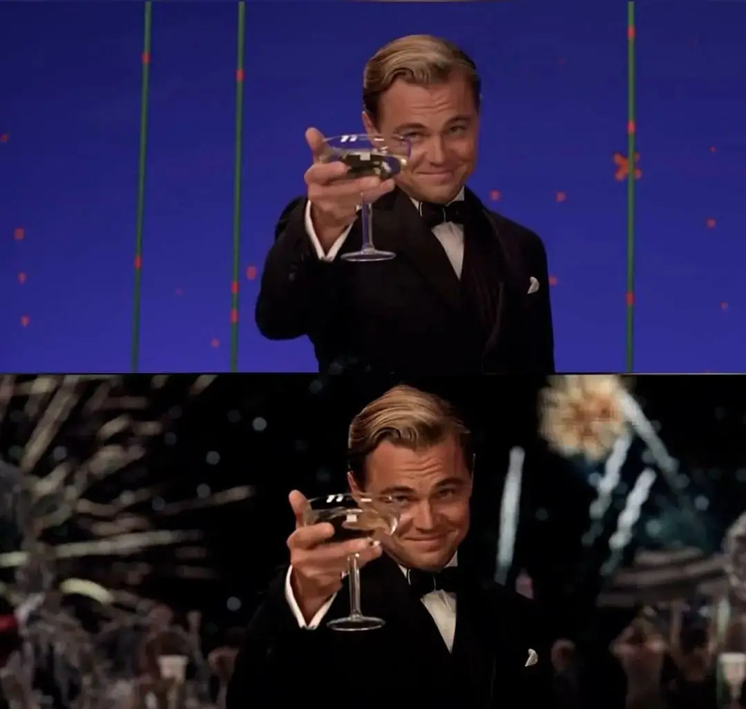 繁华的背后是无穷无尽的空虚,相信大家都知道小李子举杯这个经典的