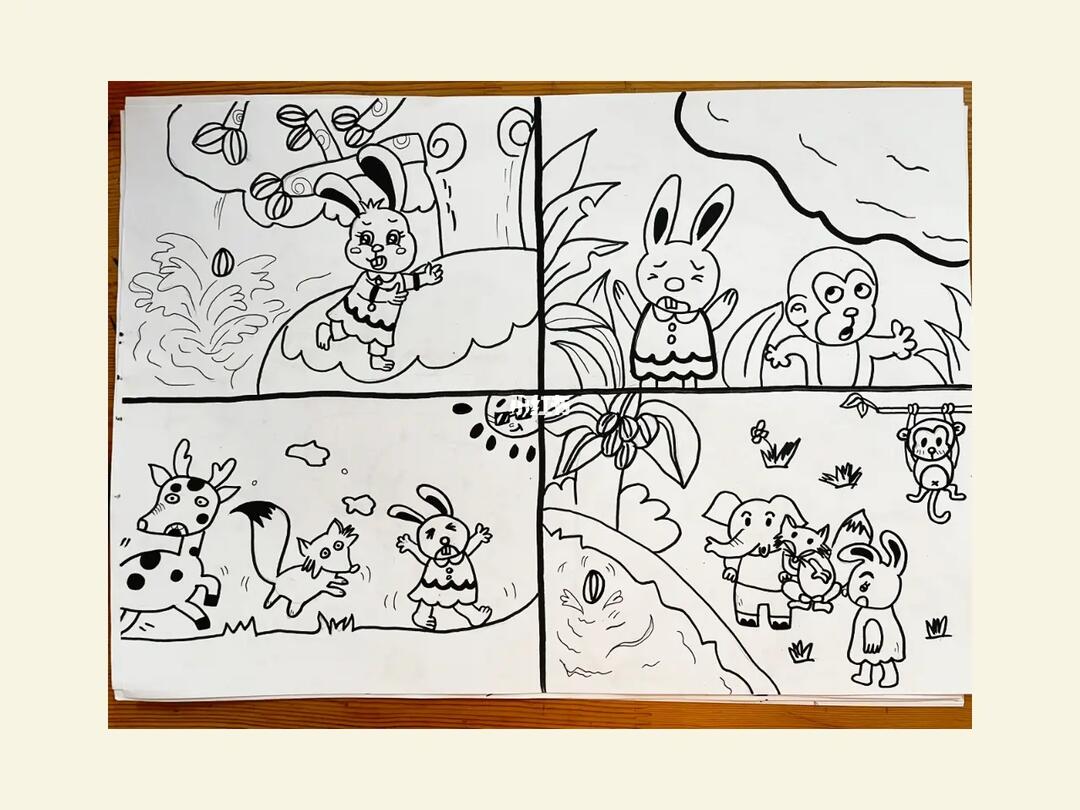 幼儿故事简笔画