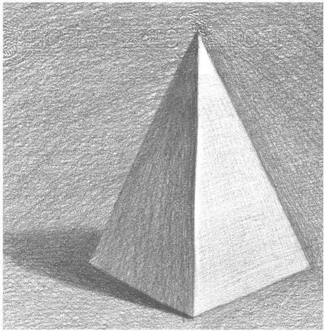 几何体三棱柱素描画教程 素描简单入门石膏几何体临摹