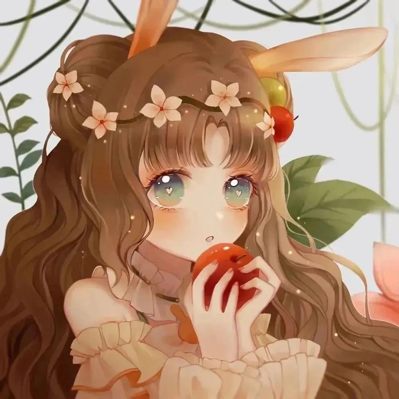 仙气动漫女生头像|热闹的人容易散,慢热的人最长情