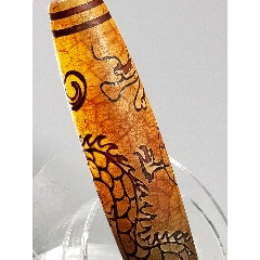 精品老玛瑙五爪神龙天珠(27050) /strong>_天珠